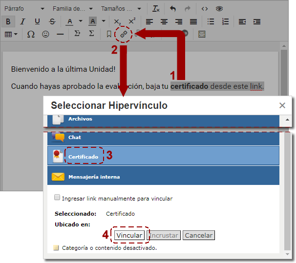 Curso Aprobado Y El Certificado Educativa